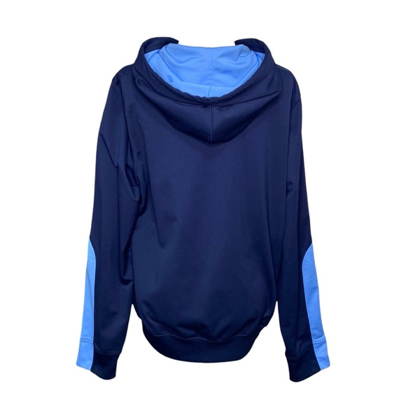 North Carolina Tar Heels Jacket Men L Blue NCAA Basketball Jordan Elite UNC Zip - Picture 9 of 13